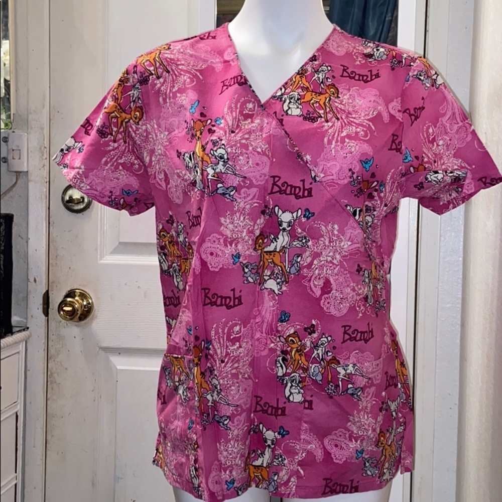 Disney Bambi scrub top